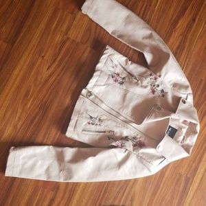 Girls fake leather jacket